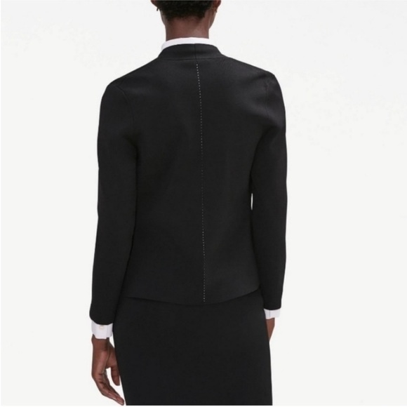MM Lafleur Woolf Jardigan Ribbed Black Knit Cardigan Blazer New Size Small - Picture 4 of 11
